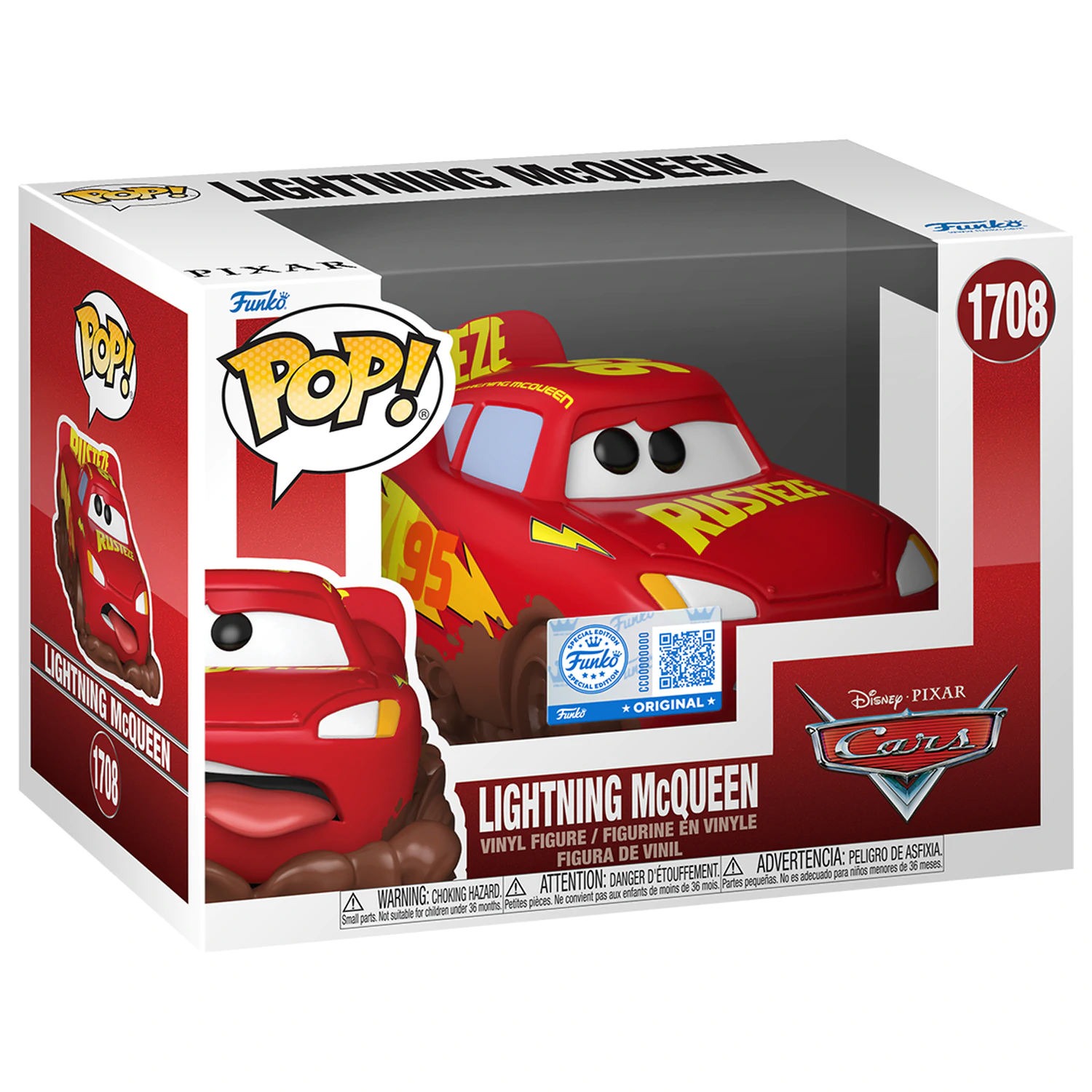 Funko POP Figure Disney Cars Lightning McQueen product photo