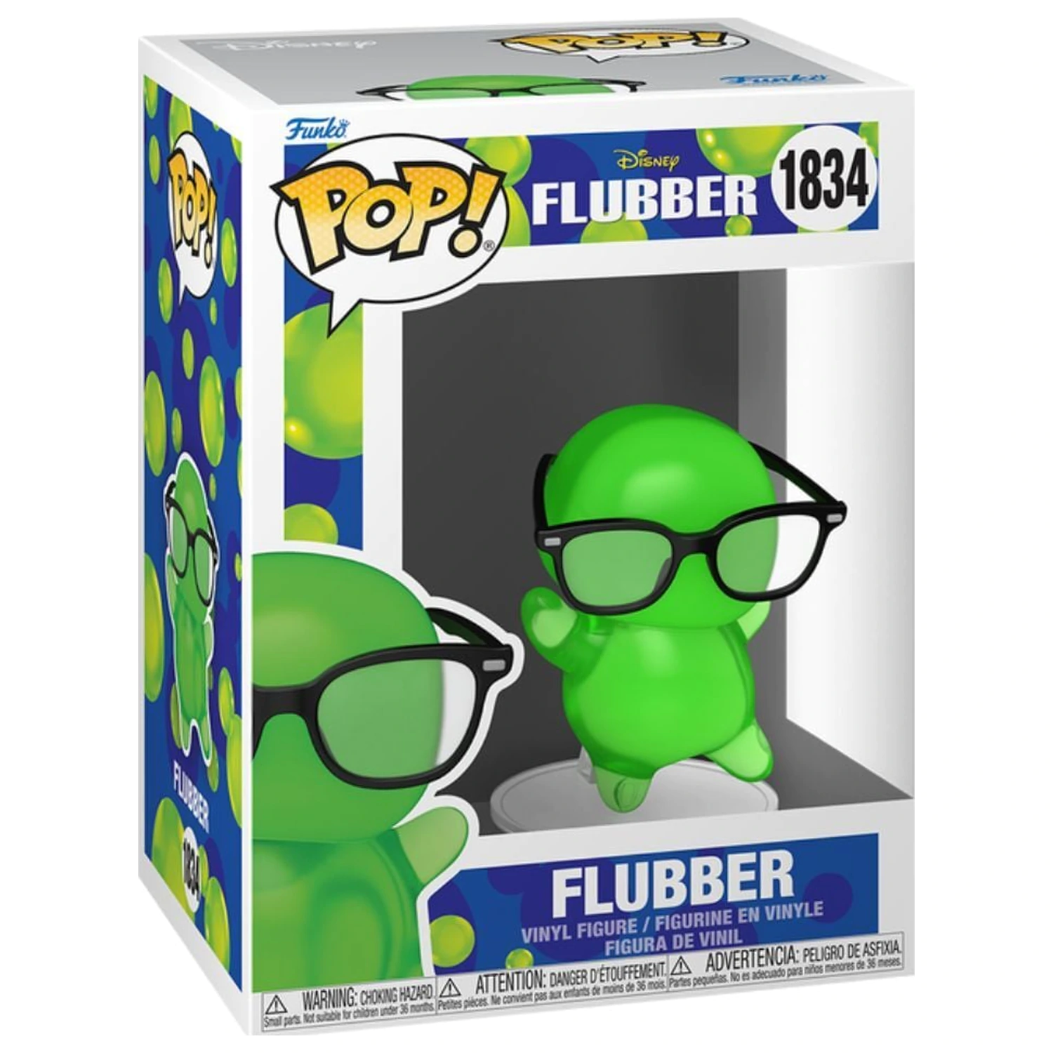 Funko POP figure Disney Flubber - Flubber with Glasses Translucent product photo