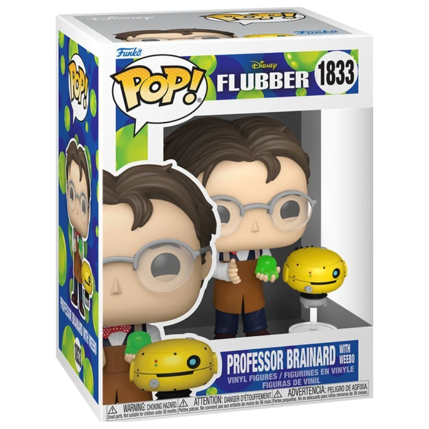 Funko POP figure Disney Flubber Professor Brainard with Weebo product photo