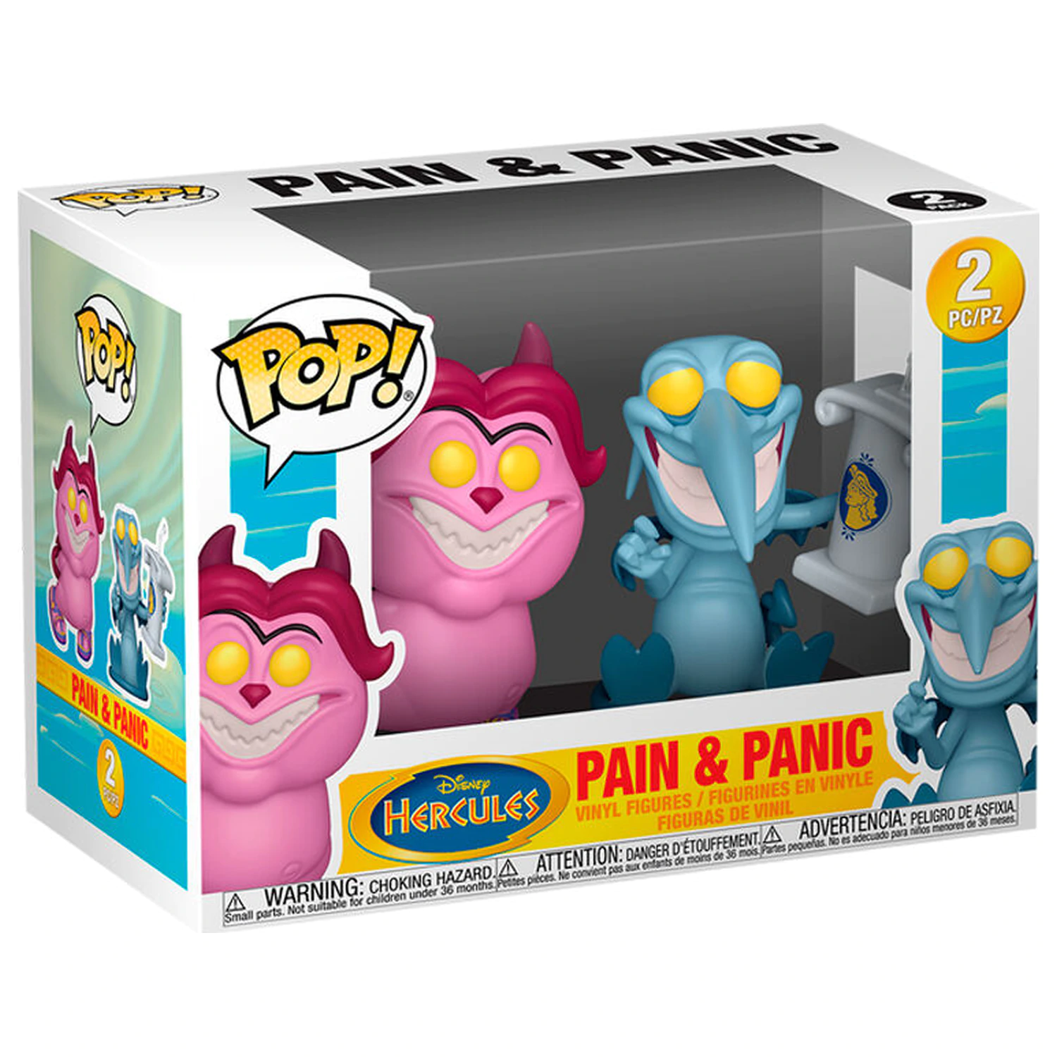 Funko POP figure Disney Hercules pack 2 figures Pain & Panic product photo