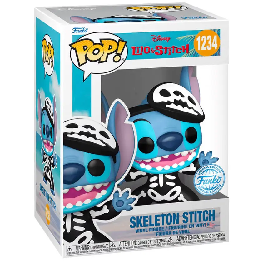 POP figure Disney LiLo &amp; Stitch Skeleton Stitch Exclusive product photo