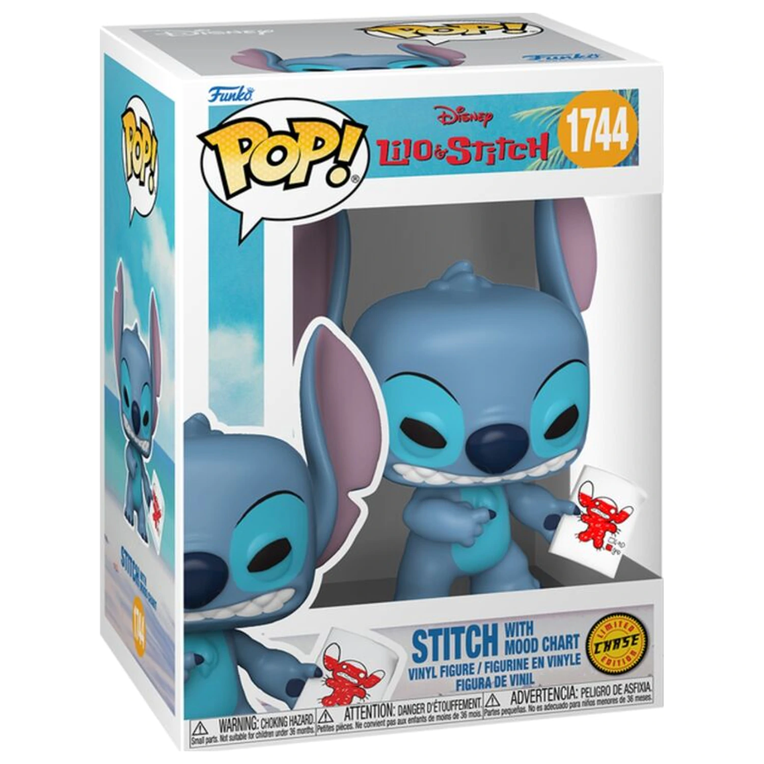 Funko POP figure Disney Lilo & Stitch - Stitch with Mood Chart Chase product photo