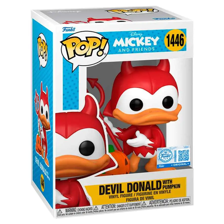 Funko POP figure Disney Mickey and Friends Devil Donald with Pumpkin Exclusive product photo