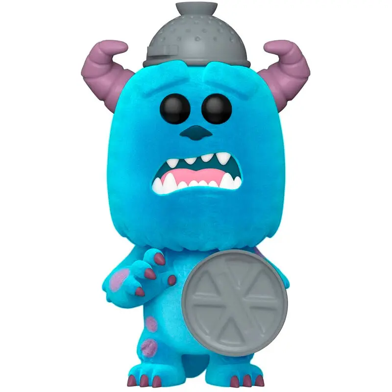 Monsters, Inc. 20th Anniversary POP! Disney Vinyl Figure Sulley with Lid (Flocked) 9 cm termékfotó