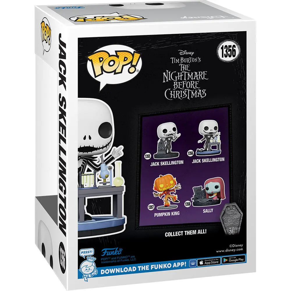 Nightmare before Christmas 30th POP! Disney Vinyl Figure Jack (lab) 9 cm product photo