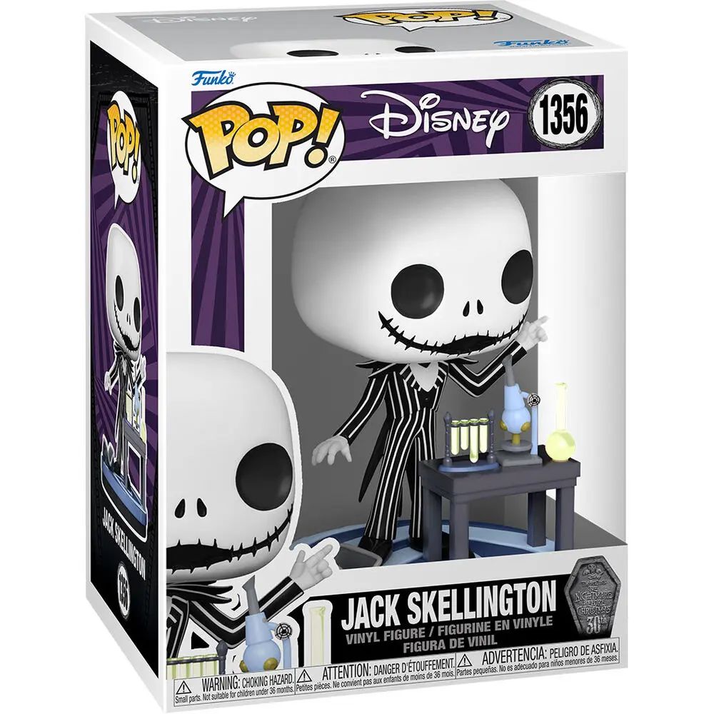 Nightmare before Christmas 30th POP! Disney Vinyl Figure Jack (lab) 9 cm termékfotó