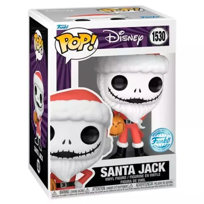 Funko POP figure Disney Nightmare Before Christmas Santa Jack Exclusive product photo