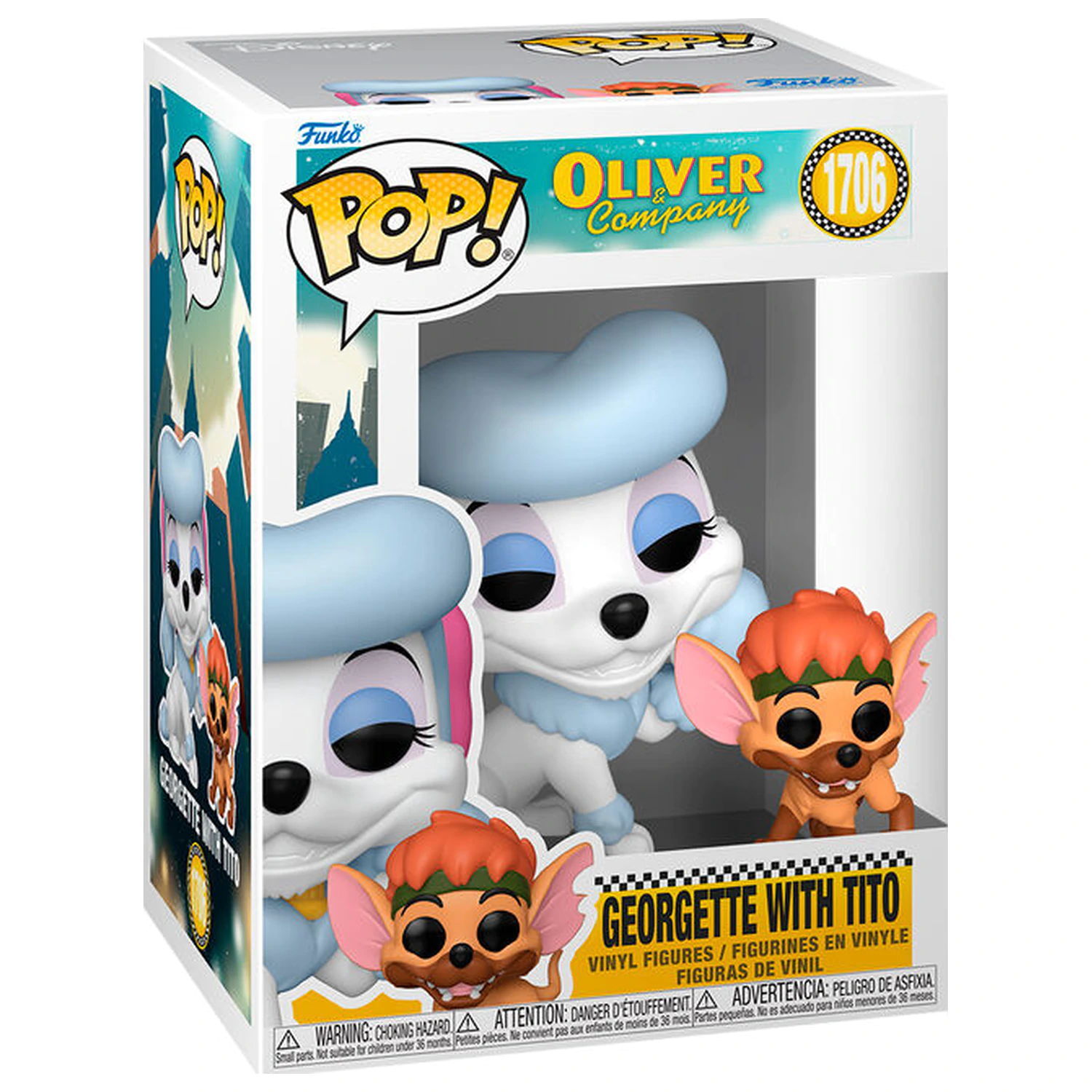Funko POP figure Disney Oliver & Company Georgette with Tito product photo