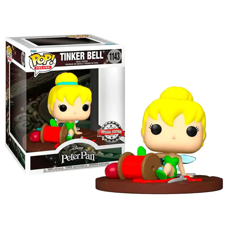 Peter Pan POP! Deluxe Vinyl Figure Tinker Bell on Spool 9 cm termékfotó