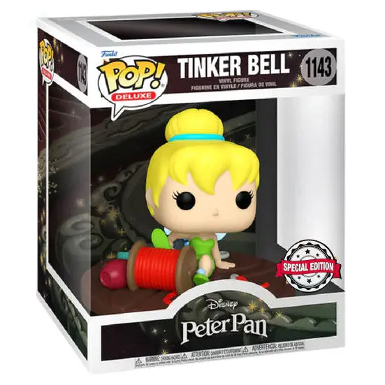 Peter Pan POP! Deluxe Vinyl Figure Tinker Bell on Spool 9 cm termékfotó