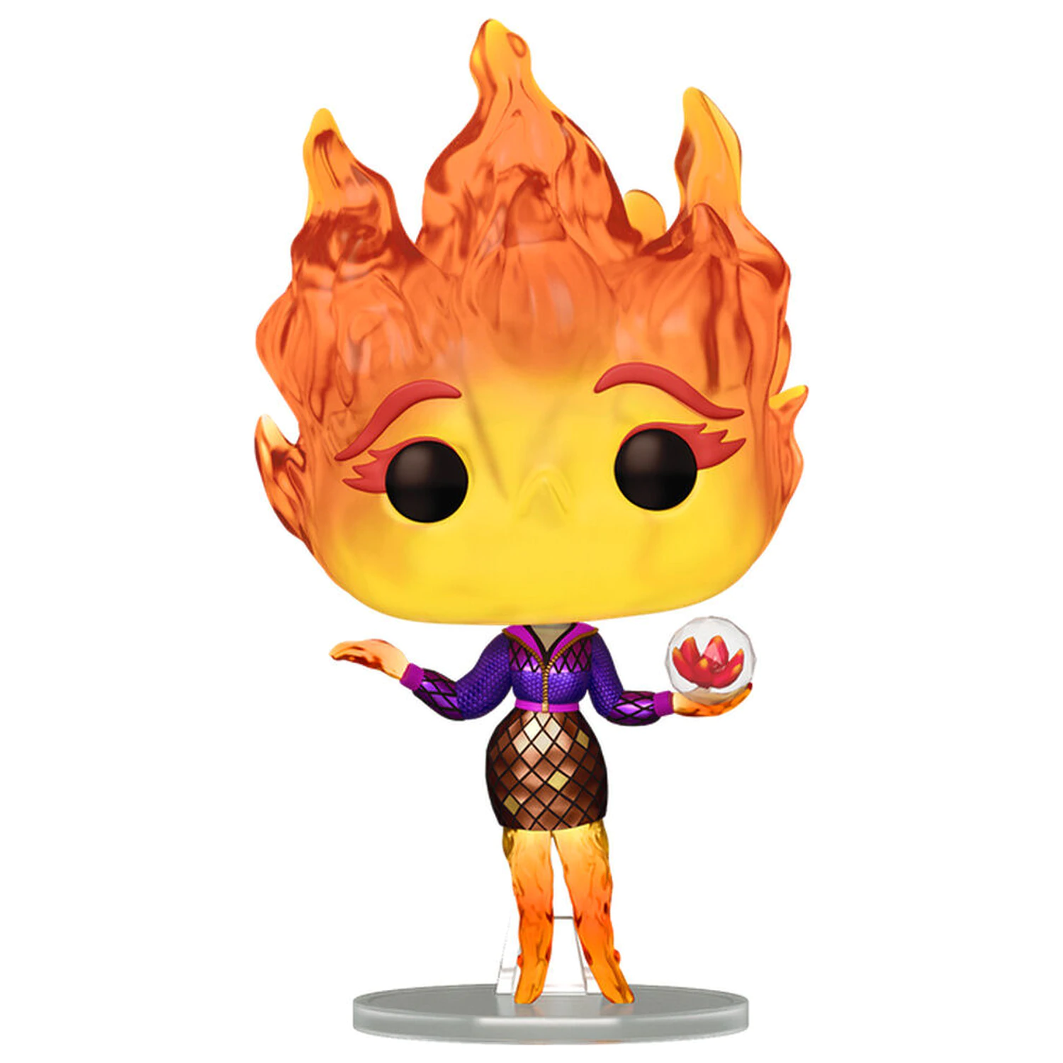 Funko POP figure Disney Pixar Elemental Ember Lumen with Vivisteria Flower product photo