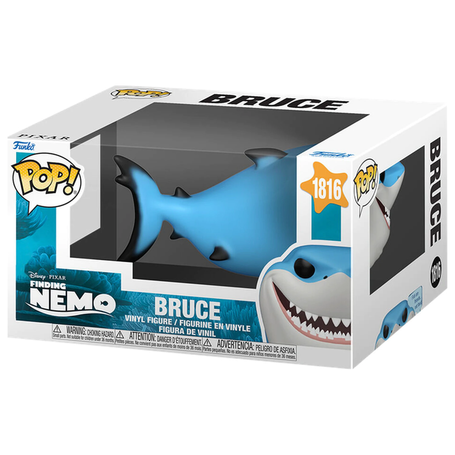 Funko POP figure Disney Pixar Finding Nemo Bruce Fish are Friends product photo