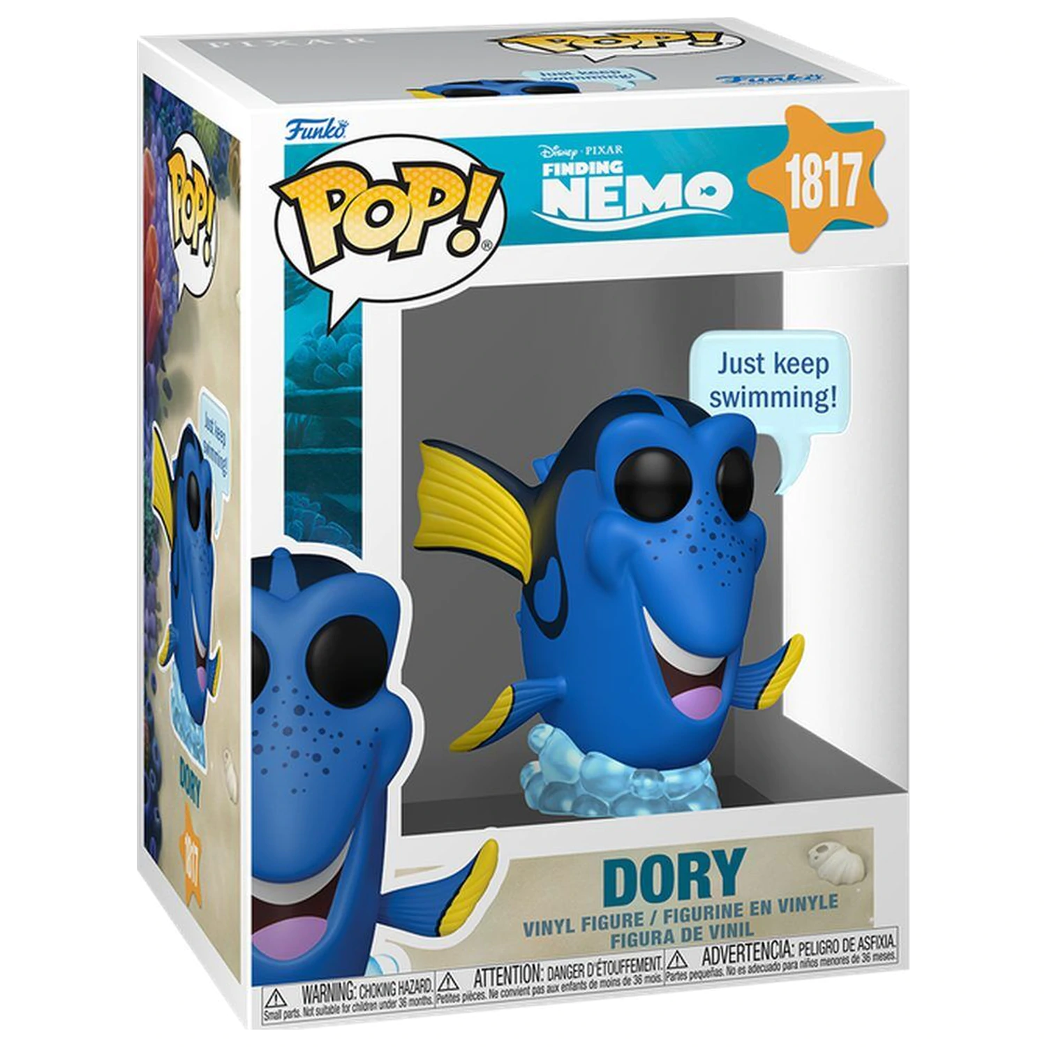 Funko POP figure Disney Pixar Finding Nemo Dory Just Keep Swimming product photo