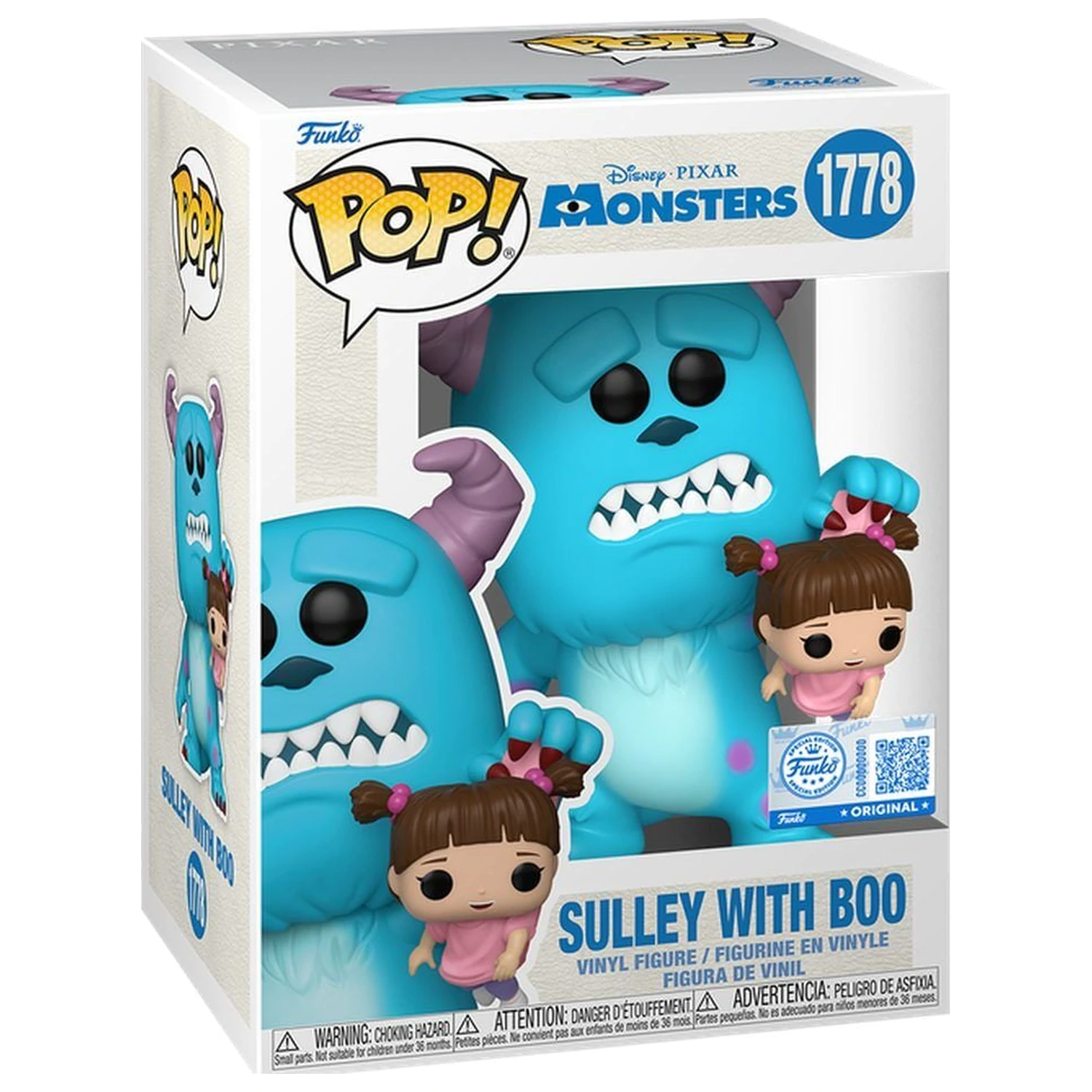 Funko POP figure Disney Pixar Monsters Inc Sulley with Boo Exclusive product photo