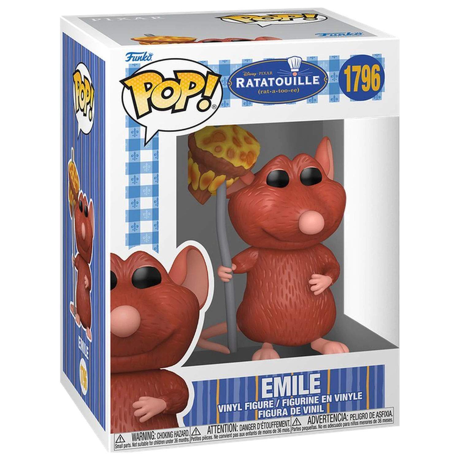 Funko POP figure Disney Pixar Ratatouille Emile with Mushroom product photo