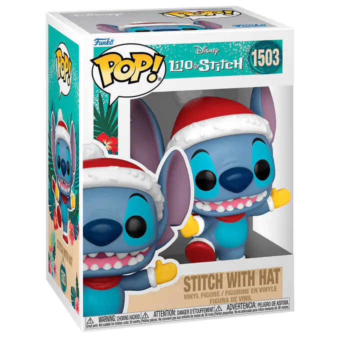 Funko POP figure Disney Stitch with Santa Hat product photo