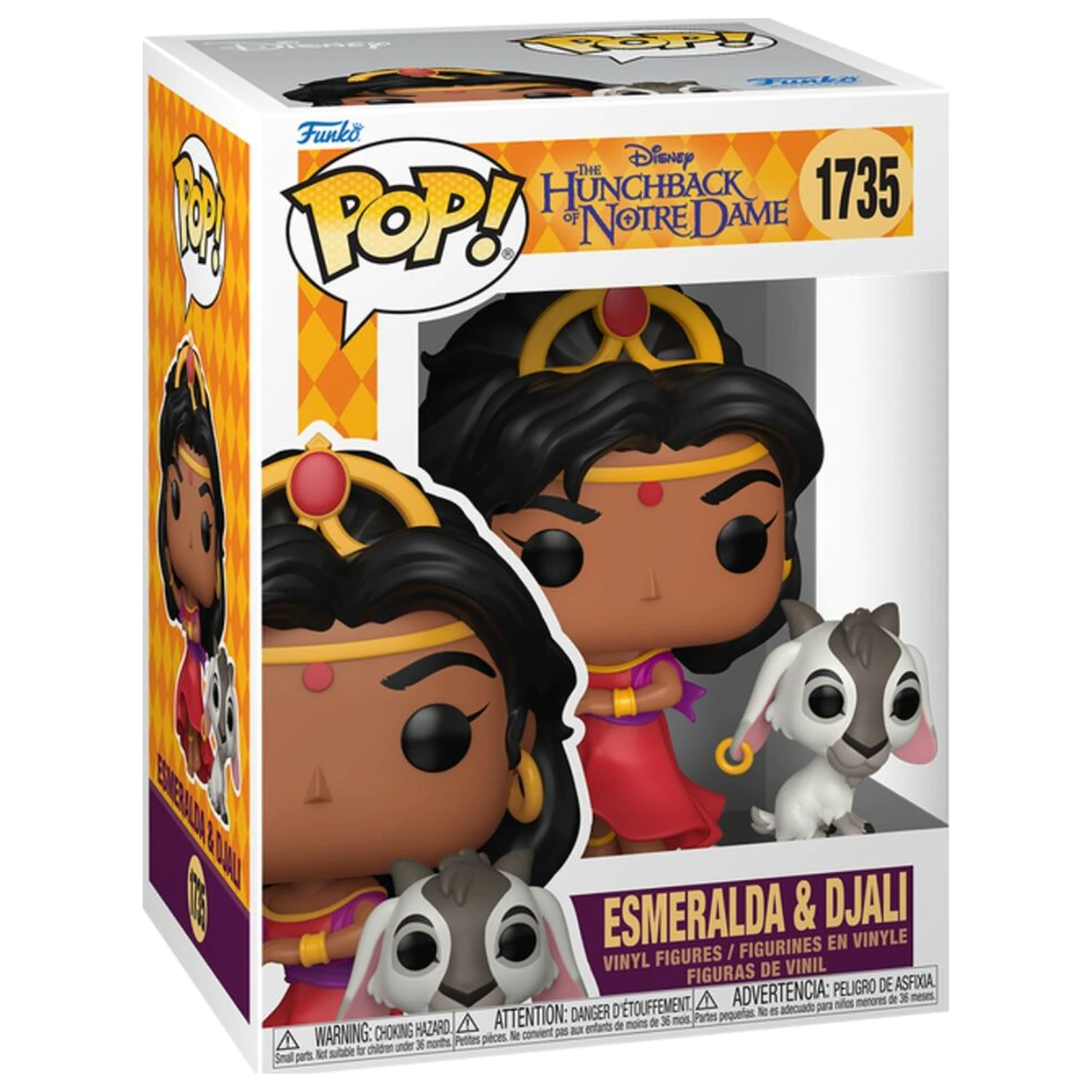 Funko POP figure Disney the Hunchback of Notre Dame Esmeralda & Djali product photo