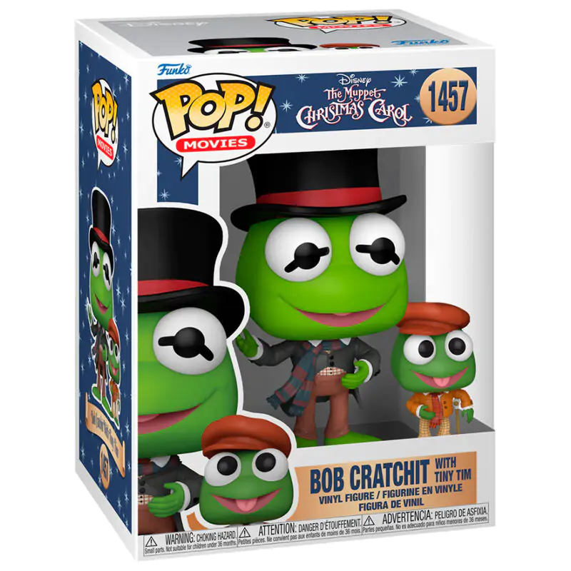 POP figure Disney The Muppet Christmas Carol Bob Cratchit with Tiny Tim termékfotó