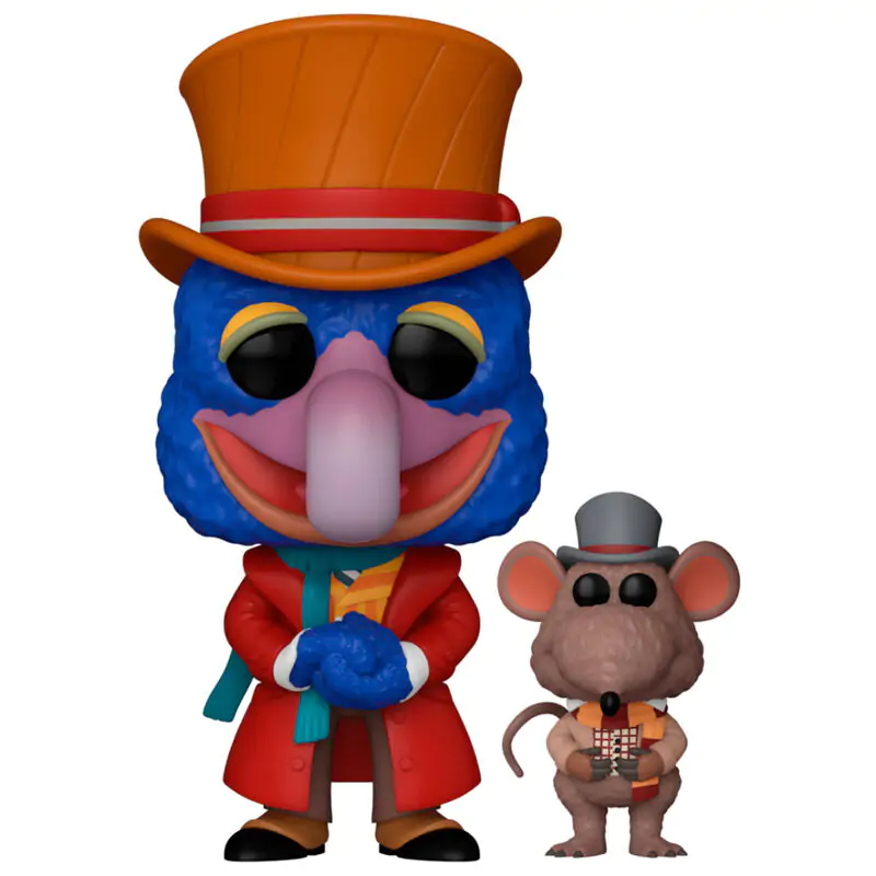 POP figure Disney The Muppet Christmas Carol Charles Dickens with Rizzo termékfotó