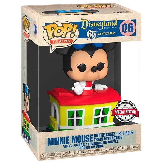 Disneyland Resort POP! Disney Train Cart Vinyl Figure Minnie Mouse on the Casey Jr. Circus Train Attraction 9 cm termékfotó