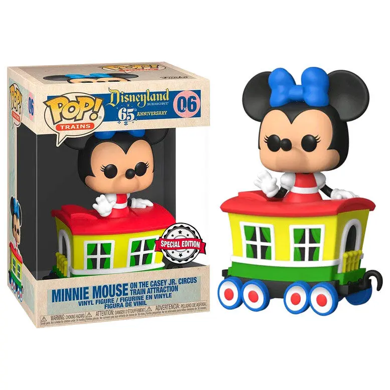 Disneyland Resort POP! Disney Train Cart Vinyl Figure Minnie Mouse on the Casey Jr. Circus Train Attraction 9 cm termékfotó