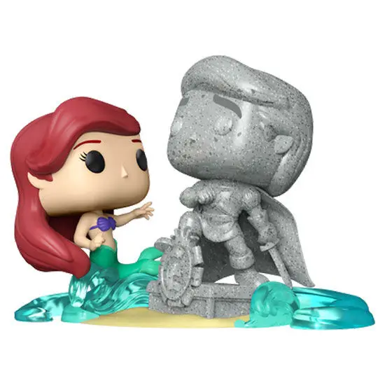 POP figure Disney Ultimate Princess The Litle Mermaid Ariel & Statue Eric Exclusive product photo