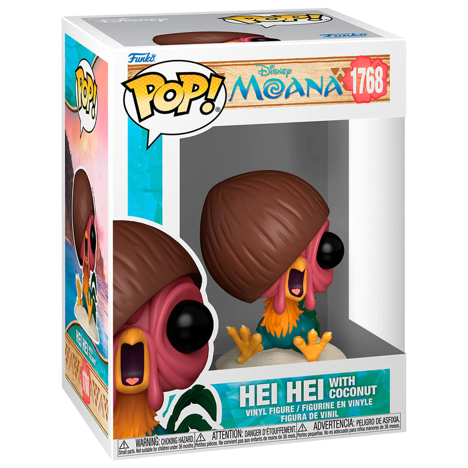 Funko POP figure Disney Vaiana Moana 3 Hei Hei with Coconut product photo