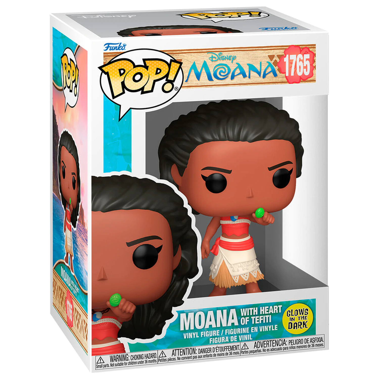 Funko POP figure Disney Vaiana Moana 3 Moana with Heart of Tefiti product photo