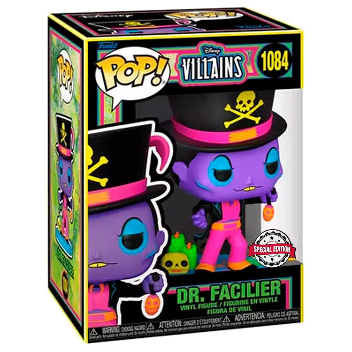 Disney Villains POP! Vinyl Figure Dr. Facillier (Blacklight) 9 cm termékfotó