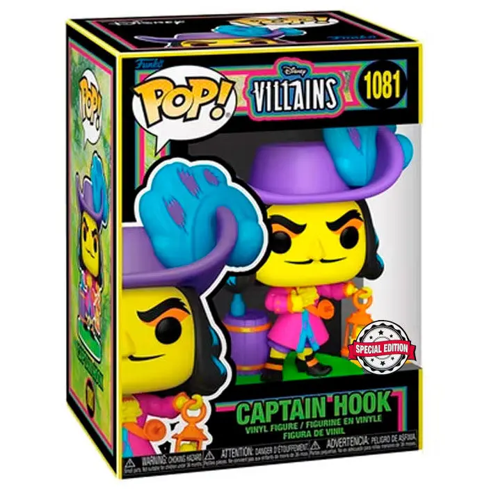 Disney Villains POP! Vinyl Figure Hook (Blacklight) 9 cm termékfotó