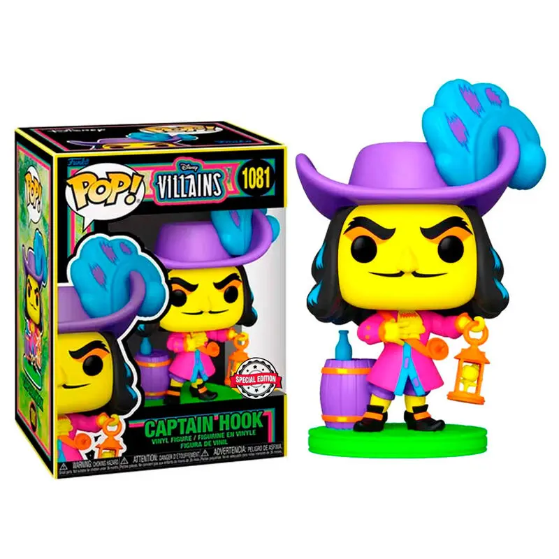 Disney Villains POP! Vinyl Figure Hook (Blacklight) 9 cm product photo