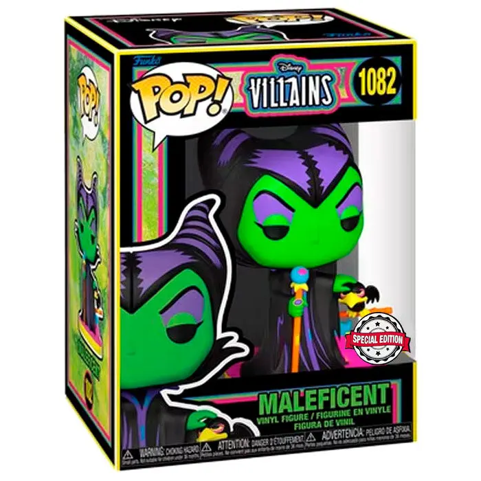 Disney Villains POP! Vinyl Figure Maleficent (Blacklight) 9 cm product photo