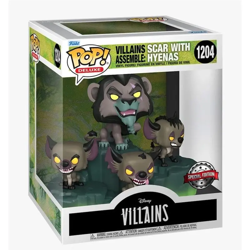 POP figure Disney Villains Scar with Hyenas Exclusive product photo