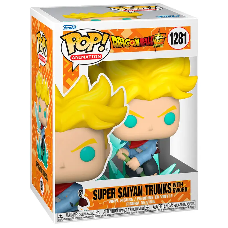 Dragon Ball Super POP! Animation Vinyl Figure SS Trunks w/ Sword 9 cm termékfotó