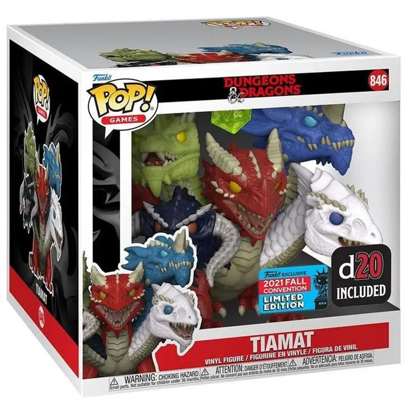 Dungeons &amp; Dragons Oversized POP! Animation Vinyl Figure Tiamat 15 cm product photo