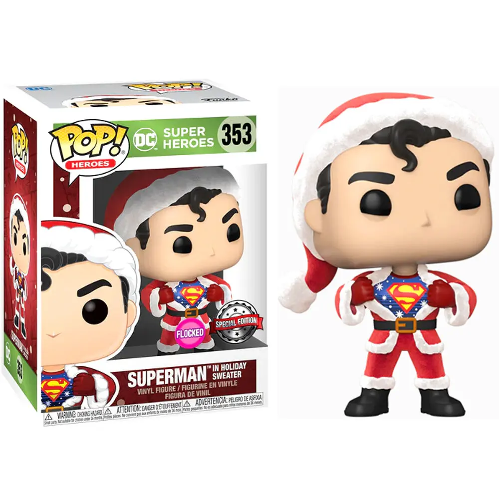 Funko POP figure & tee box Back DC Comics Superman Exclusive Flocked termékfotó