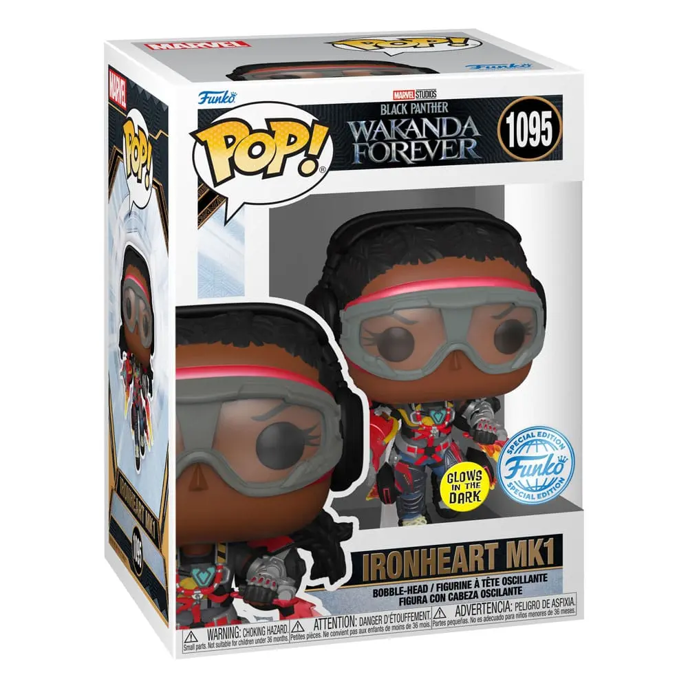 Funko POP figure &amp; tee box Black Panther Legacy Ironheart MK1 (GW) product photo