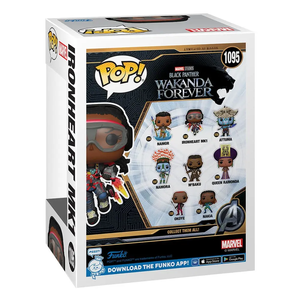 Funko POP figure &amp; tee box Black Panther Legacy Ironheart MK1 (GW) product photo