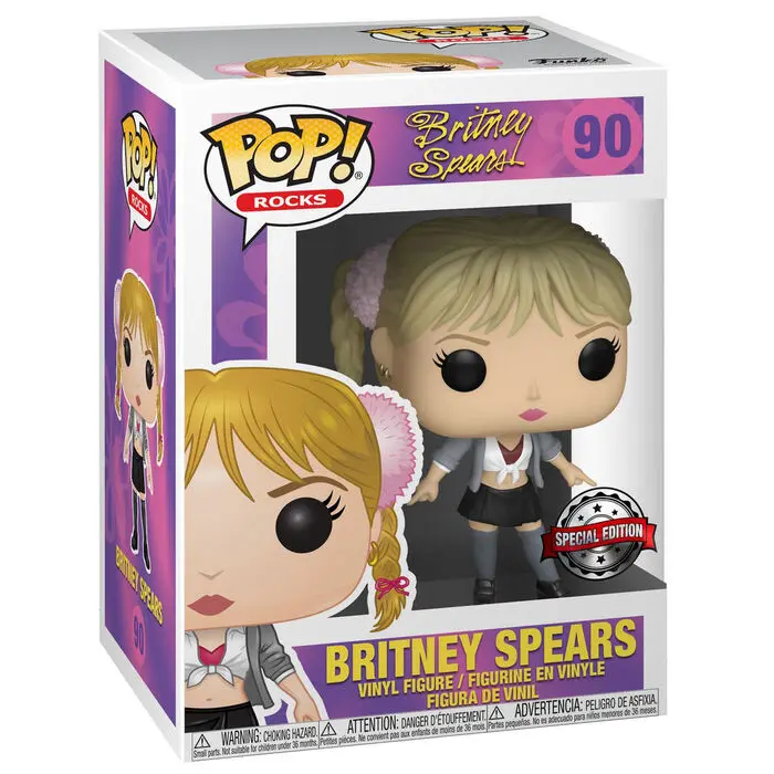 Funko POP figure & tee box Britney Spears One More Time Exkluzív termékfotó