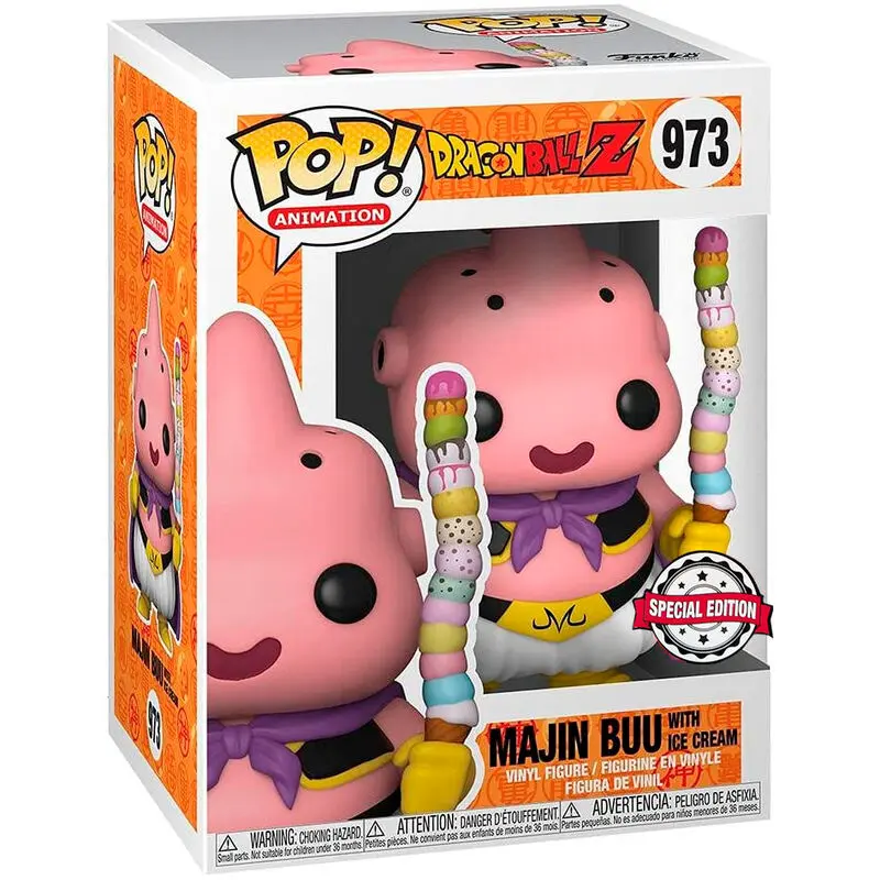 Funko POP! figure & tee box Dragon Ball Z Majin Buu Exkluzív termékfotó