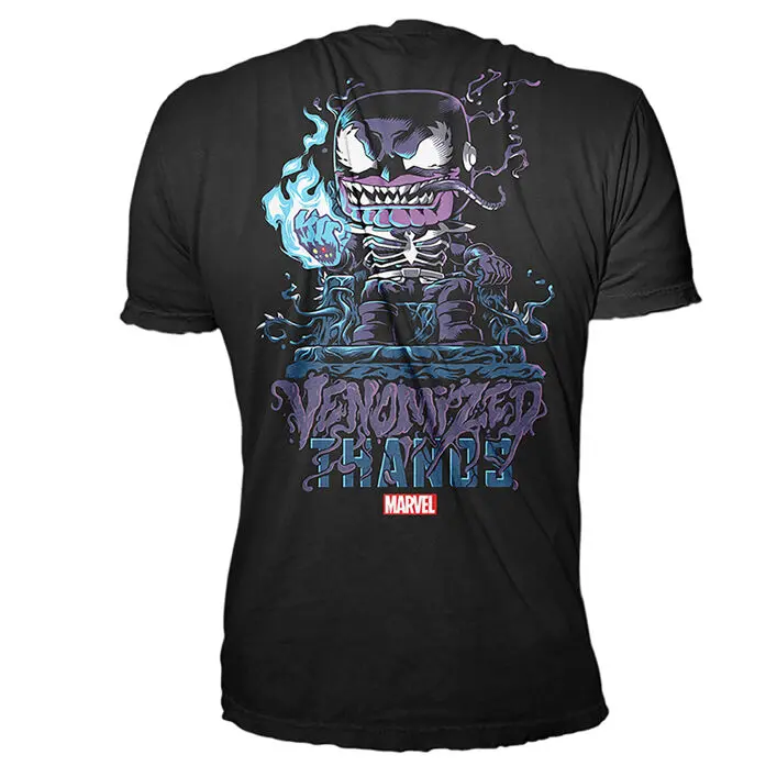 Funko POP figure & tee box Marvel Venom Venomized Thanos Exkluzív termékfotó