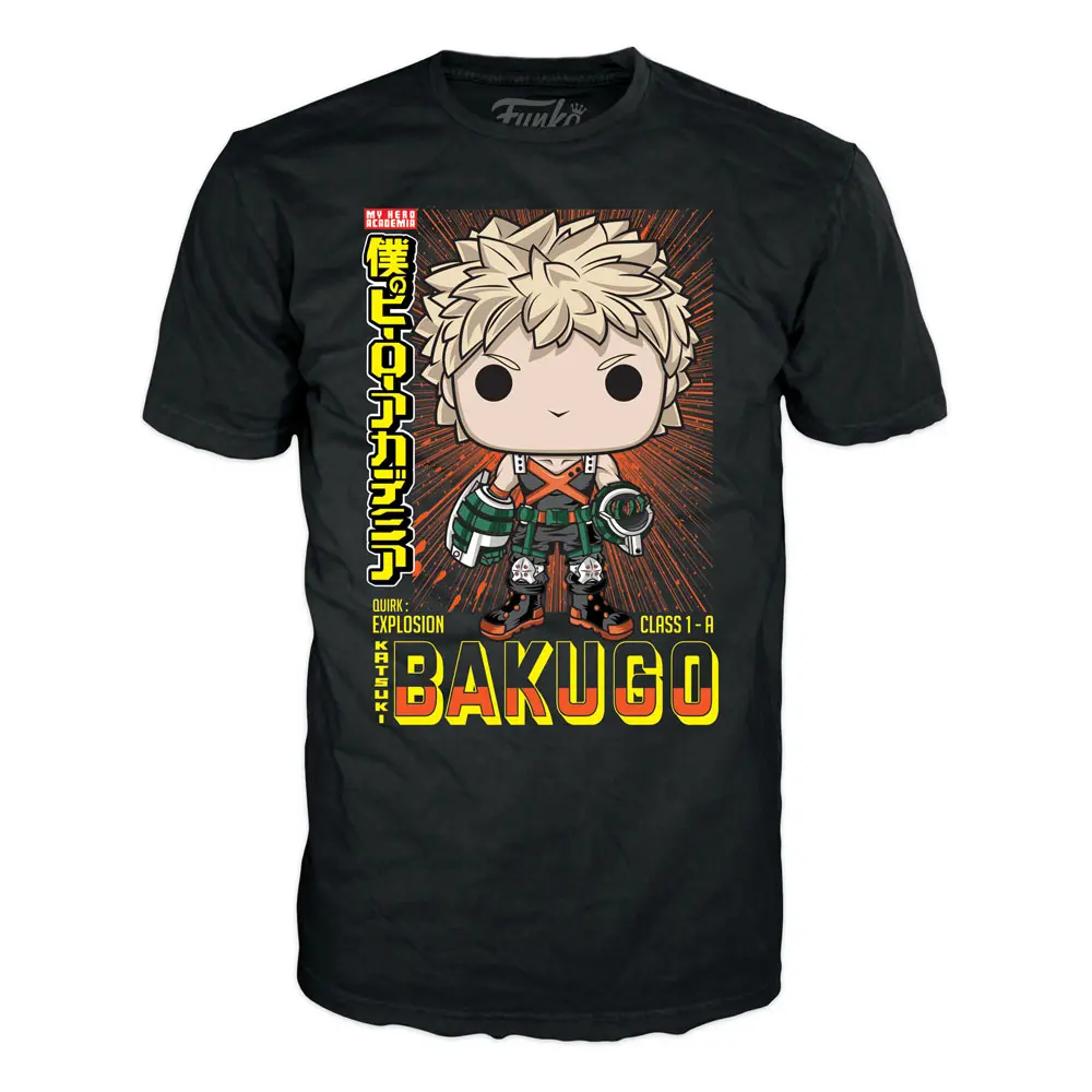 Funko POP! figure & tee box My Hero Academia Katsuki Bakugo (MT) termékfotó