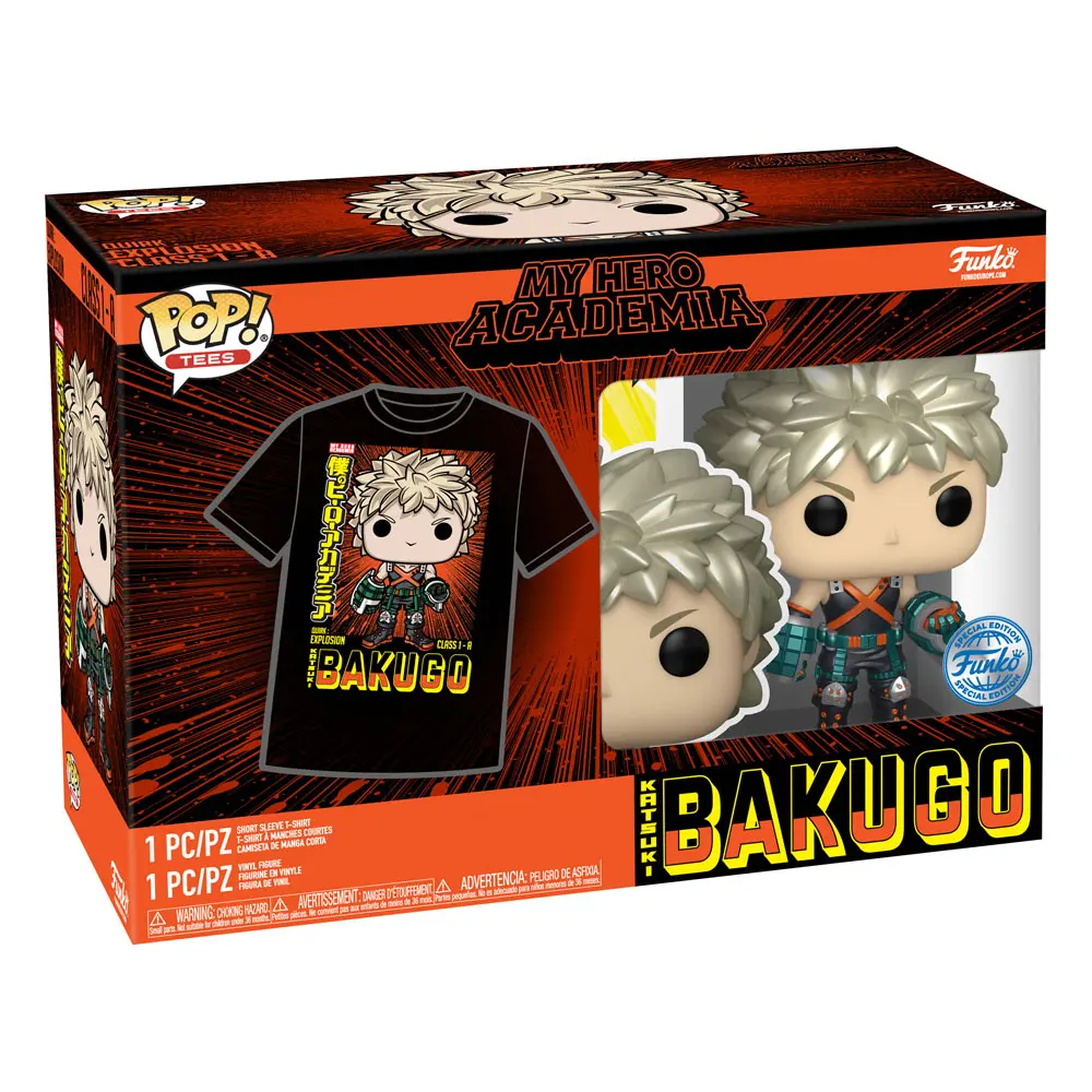 Funko POP! figure & tee box My Hero Academia Katsuki Bakugo (MT) termékfotó