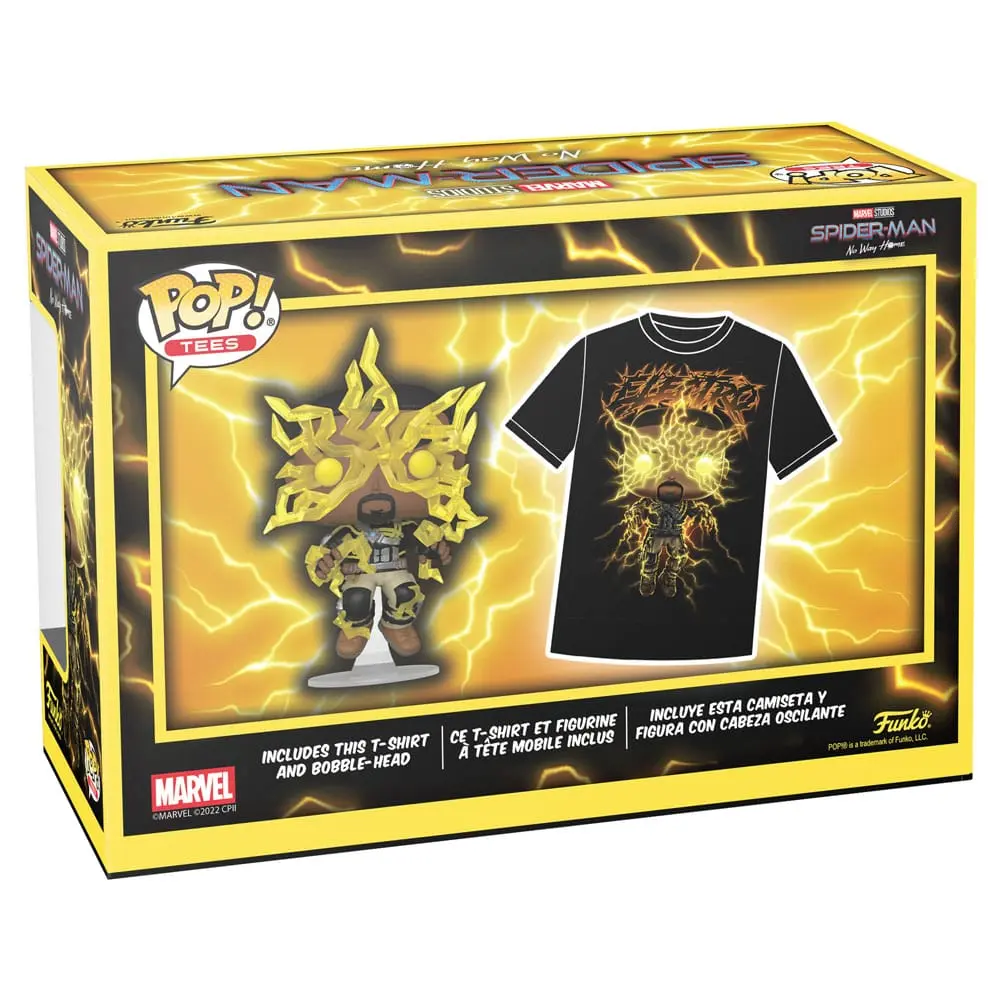 Funko POP! figure &amp; tee box Spider-Man: No Way Home Electro (GW) product photo