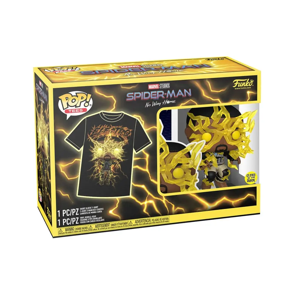 Funko POP! figure &amp; tee box Spider-Man: No Way Home Electro (GW) product photo