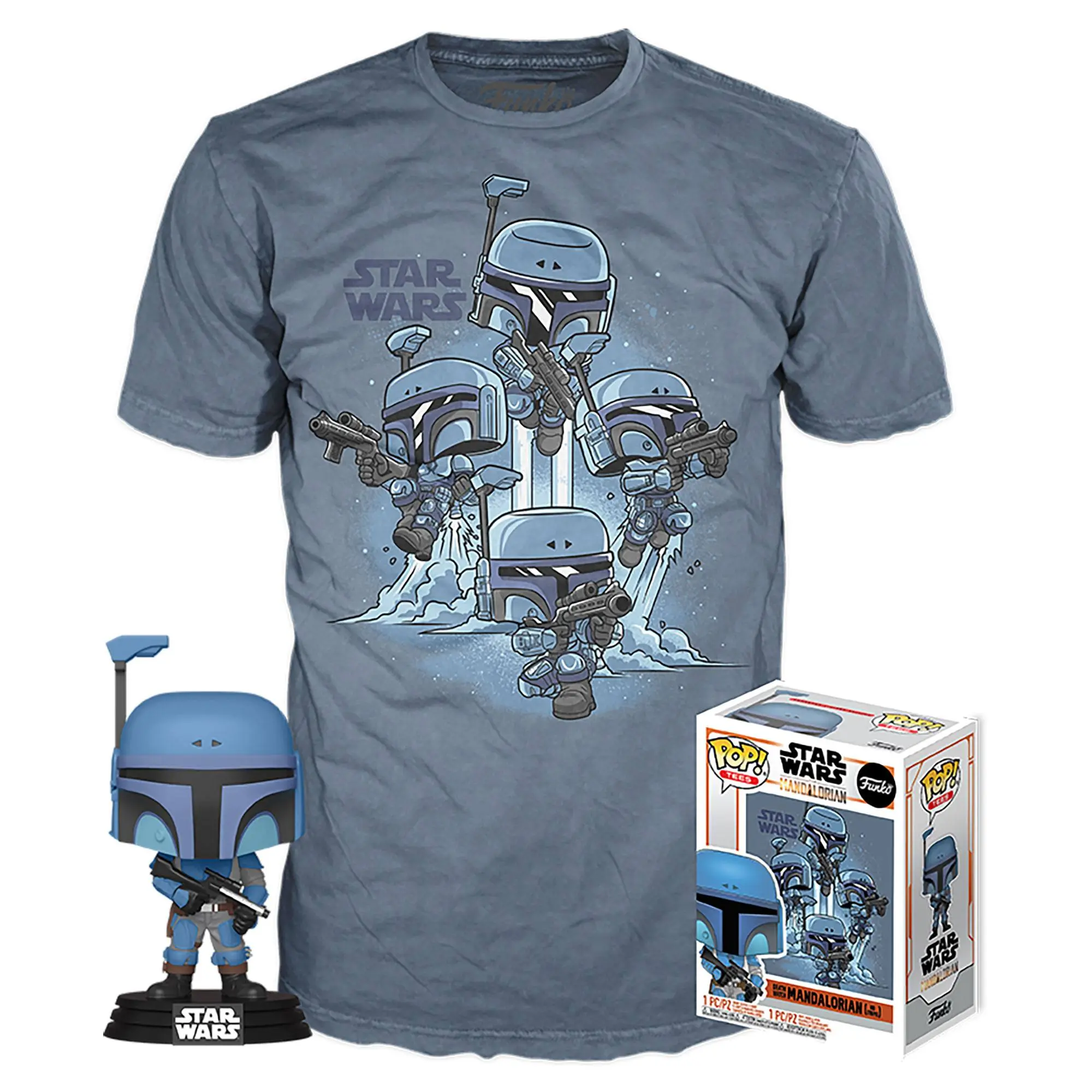 Funko POP! figure & tee box Star Wars The Mandalorian The Mandalorian termékfotó