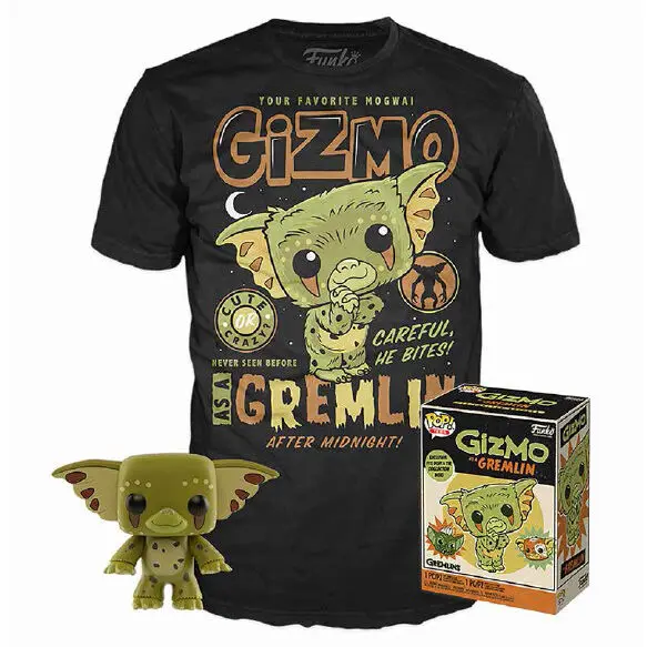 Funko POP figure & tee box Gremlins Gizmo Exkluzív termékfotó