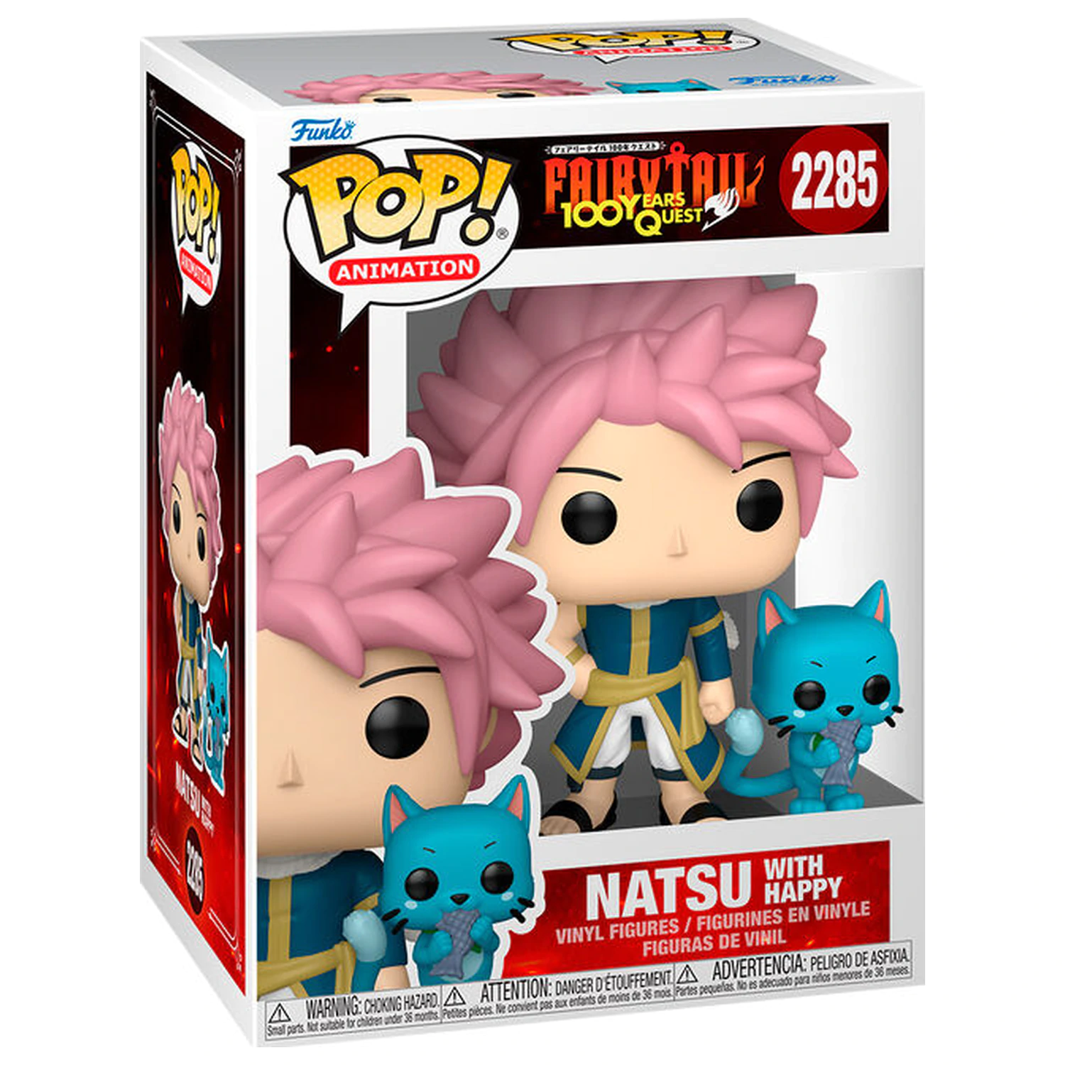 Funko POP figure Fairy Tail 100 Years Quest Natsu with Happy product photo