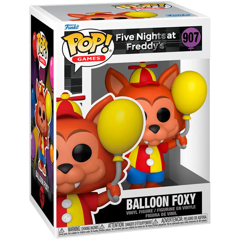 Five Nights at Freddy's Security Breach POP! Games Vinyl Figure Balloon Foxy 9 cm termékfotó