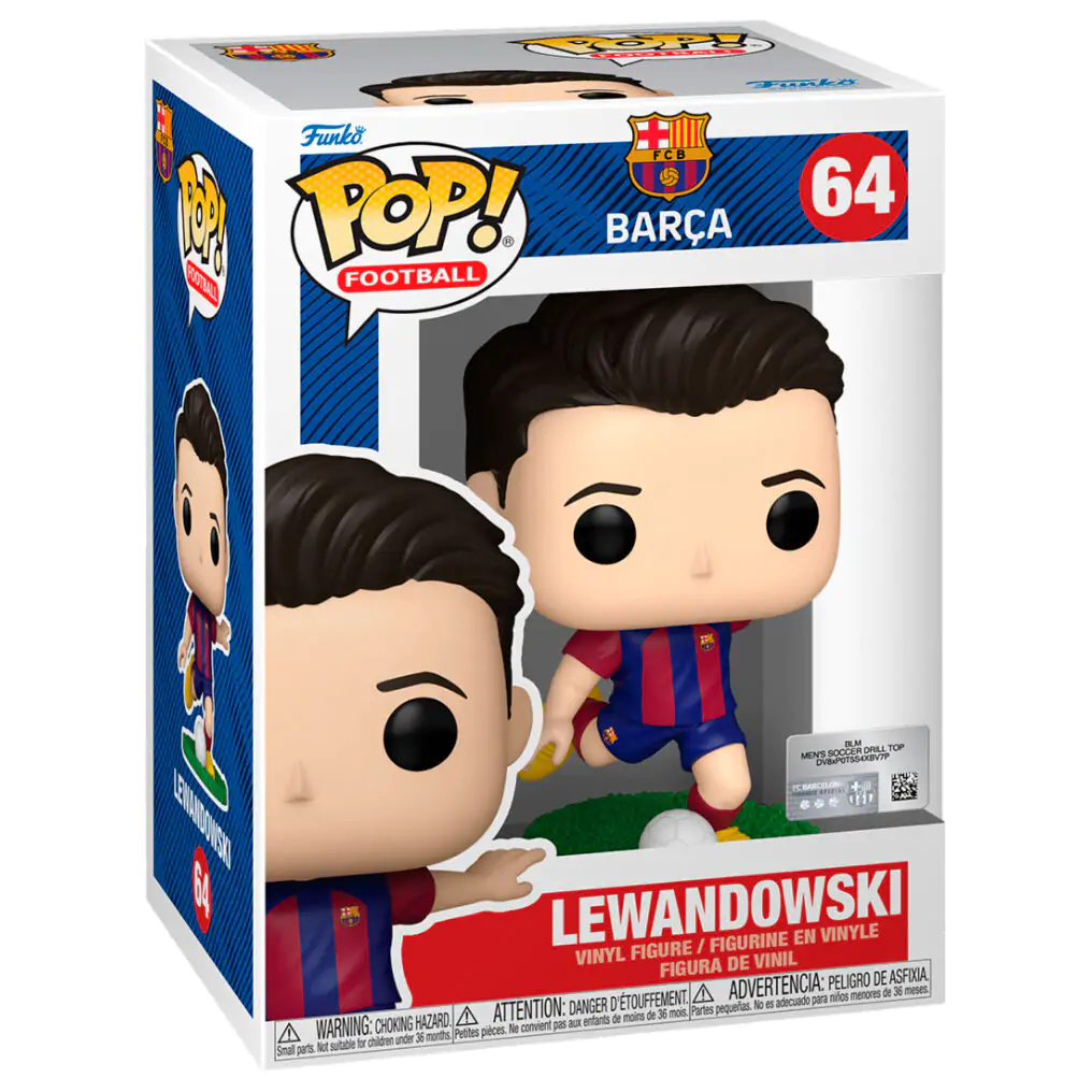 POP figure Football FC Barcelona Lewandowski termékfotó